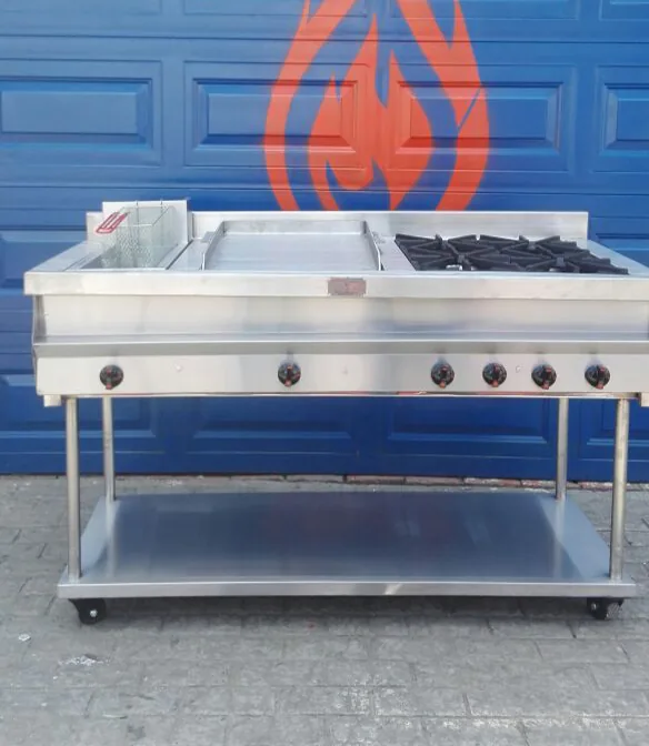 Estufa plancha y freidora