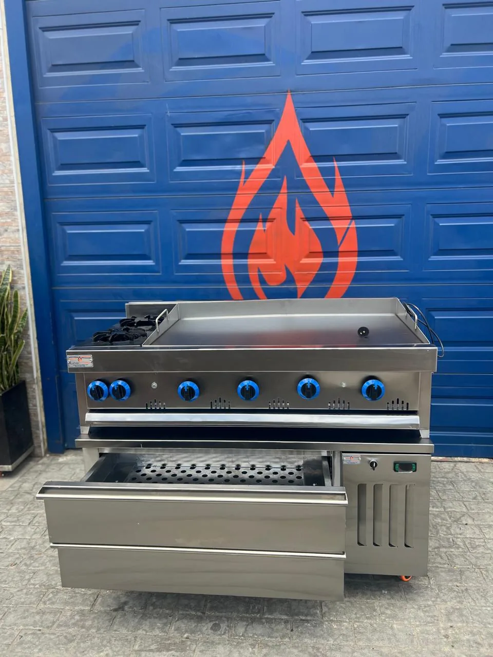 Base chef, estufa y plancha - miniatura 2