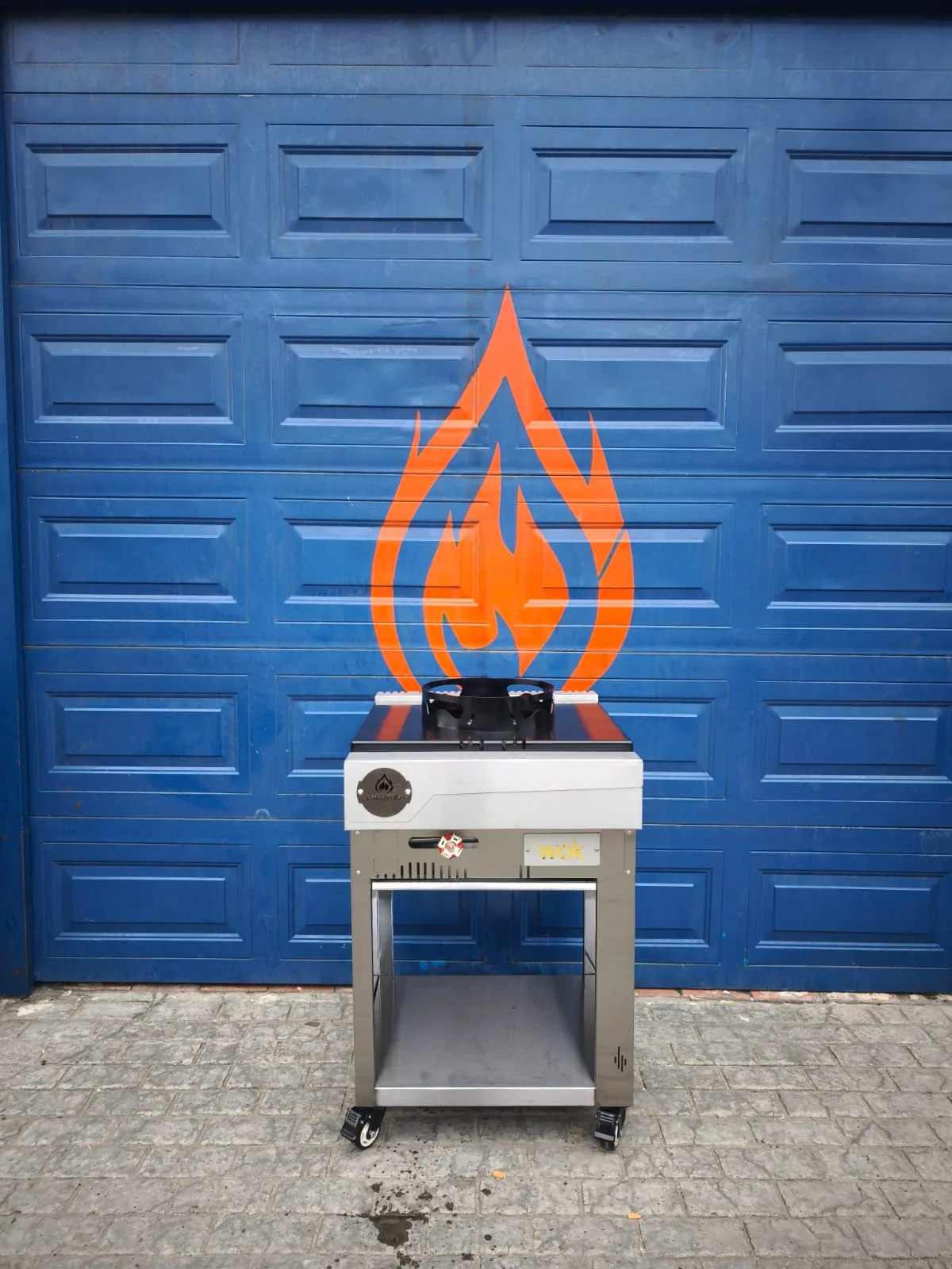Wok industrial de 1 puesto