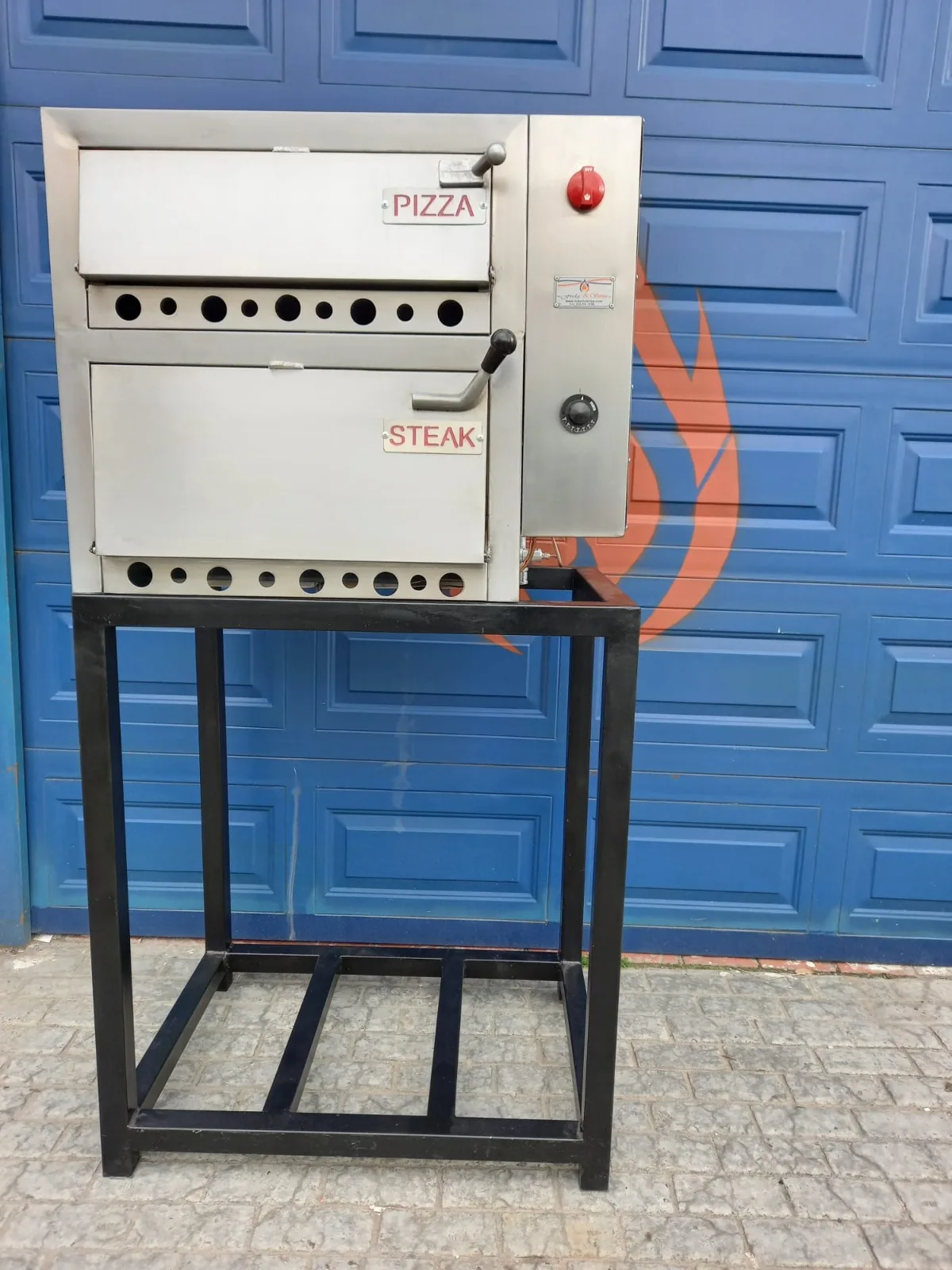 Horno pizzero doble